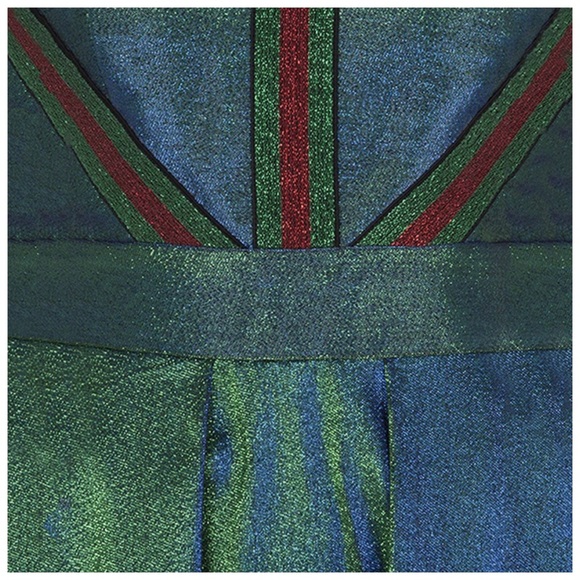 ❄️ Touch Of Disco Glittery Metallic Dress - Picture 4 of 5